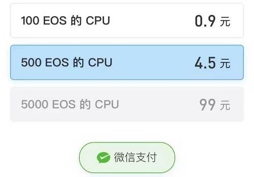在 EOS DAPP 非常流行的時候，因為 EOS DAPP 大量消耗資源，所以用戶玩 DAPP 的時候需要購買 CPU 資源。不少錢包都提供 CPU 租賃業務，用戶 4 個 EOS 就可以租到 5000 個 EOS 的 CPU。買票的服務也是一樣，用很少的 EOS 就可以買到大量的 EOS 投票，抵押結束后，票就會撤回來。