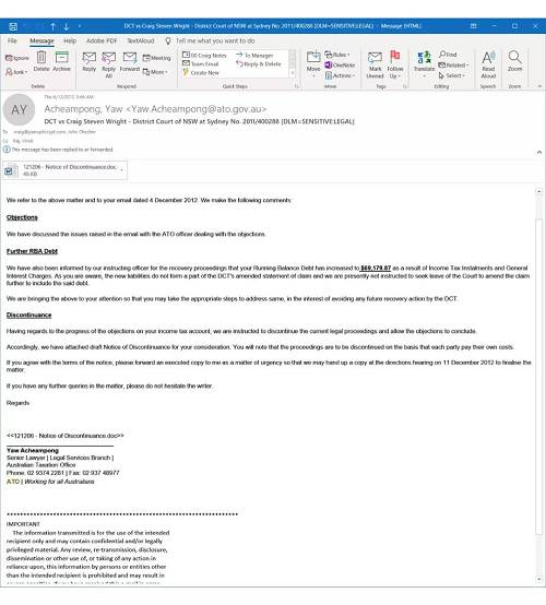 爭論結束于2013年1月。最大的問題出在2011年中期。為此，我構建了我的資產。我這么做是為了保護它們。當時我所擁有的比特幣數量甚至不是我太關心的事情。真正重要的是知識產權，這是我過去20多年來為之奮斗需要保護的東西。